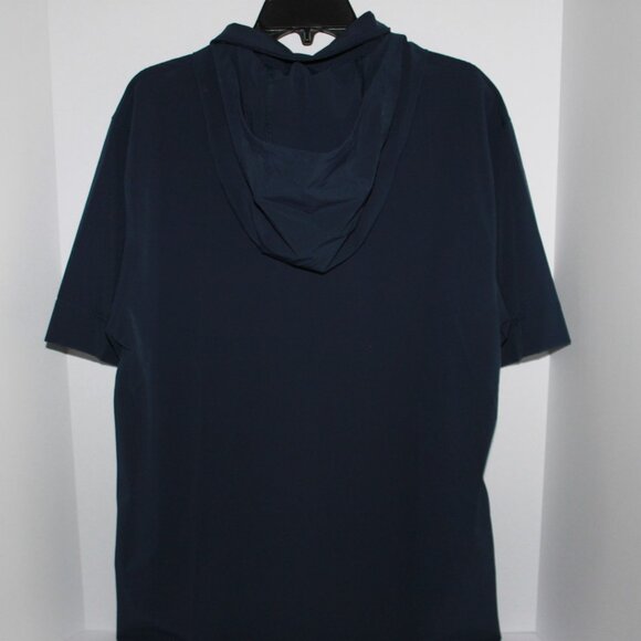 Nike Lightweight Coaches Short Sleeve Jacket with Hoodie Men's Medium - Picture 3 of 6